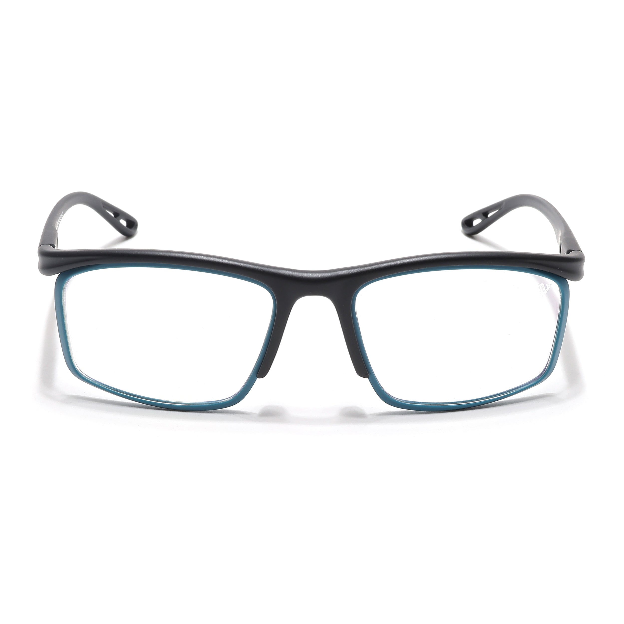 Voyage Select Black & Blue Wrap Around Eyeglasses for Men & Women (9008SLMG6496-C3)