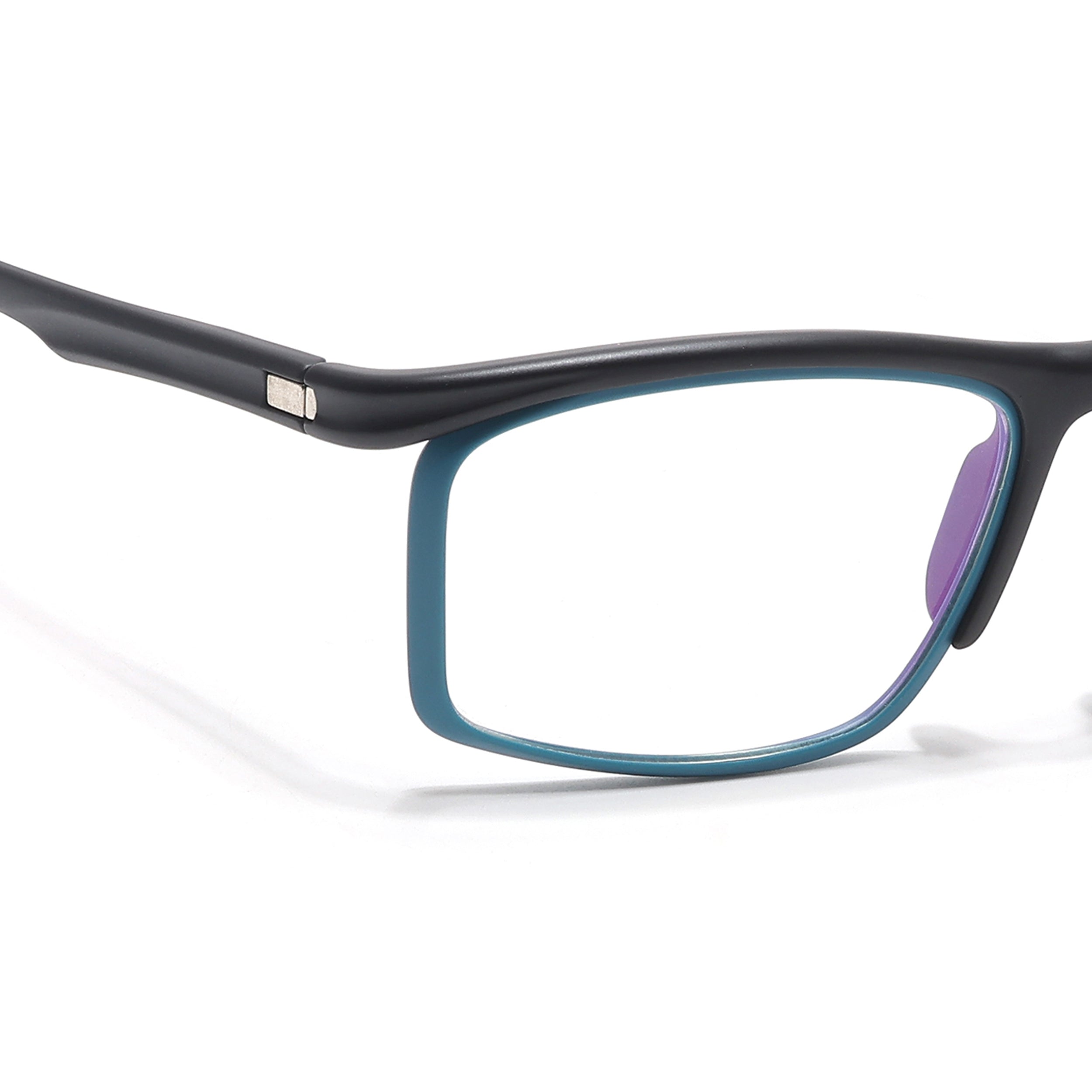 Voyage Select Black & Blue Wrap Around Eyeglasses for Men & Women (9008SLMG6496-C3)