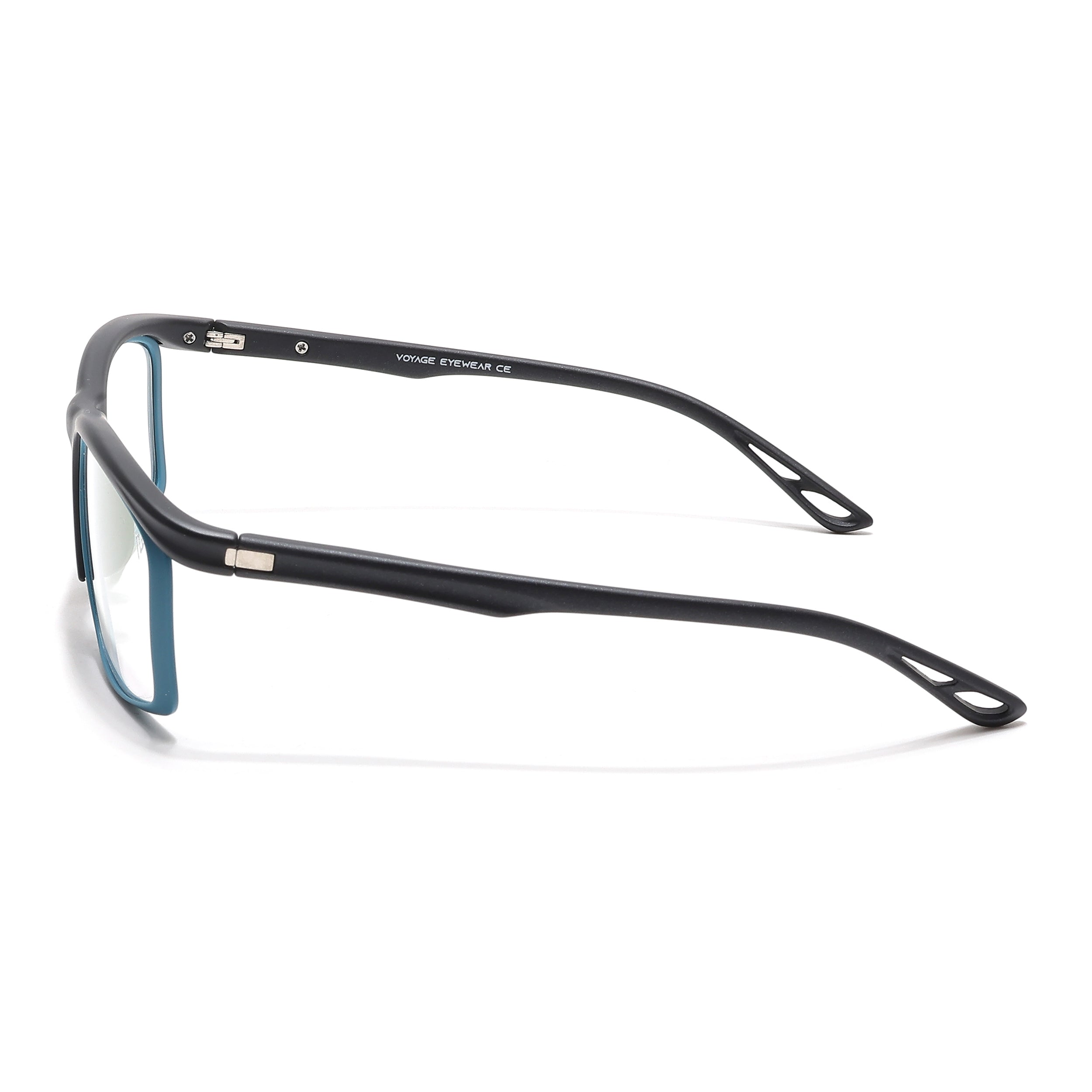 Voyage Select Black & Blue Wrap Around Eyeglasses for Men & Women (9008SLMG6496-C3)