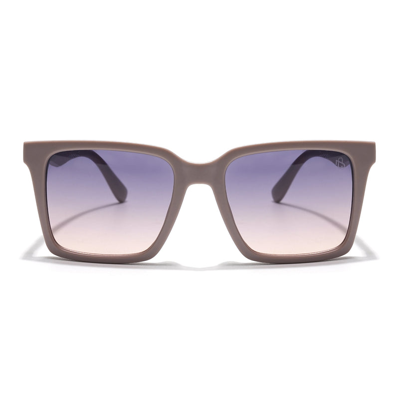 Eyejack Grey & Nude Square Sunglasses for Men & Women (90150CL758)