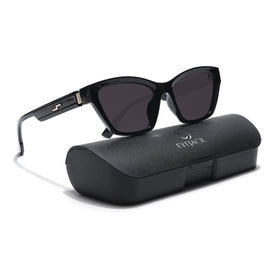 Eyejack Black Cateye Sunglasses for Women (90152CL762)