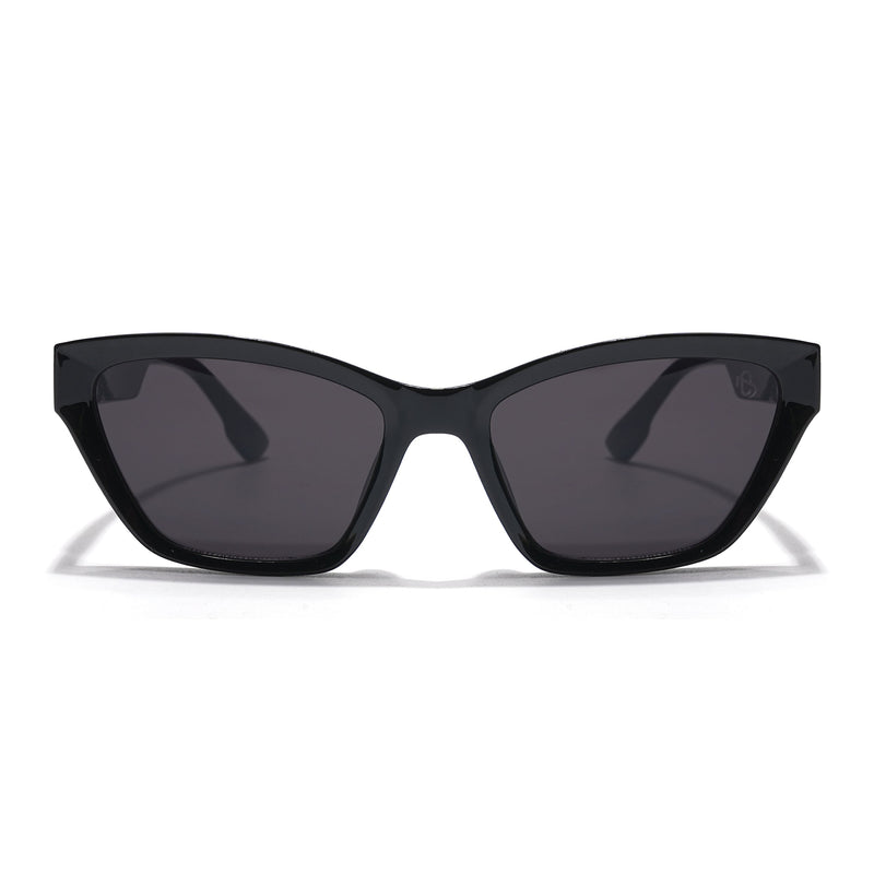 Eyejack Black Cateye Sunglasses for Women (90152CL762)