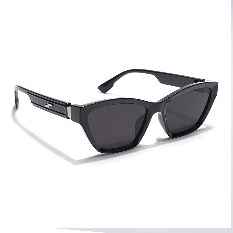 Eyejack Black Cateye Sunglasses for Women (90152CL762)