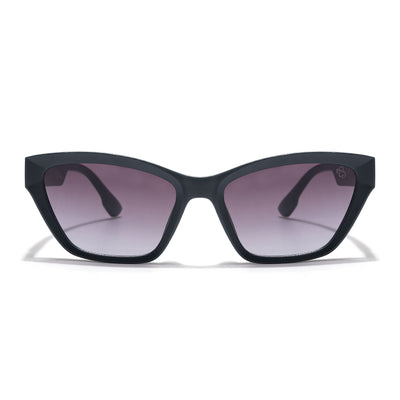 Eyejack Grey & Clear Cateye Sunglasses for Women (90152CL763)
