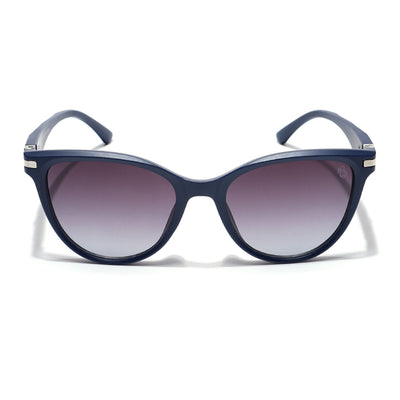 Eyejack Grey & Clear Cateye Sunglasses for Women (90160CL817)