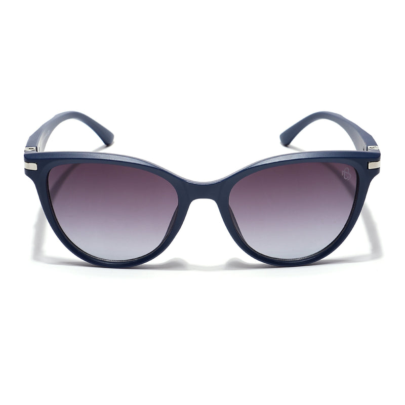 Eyejack Grey & Clear Cateye Sunglasses for Women (90160CL817)