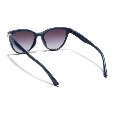 Eyejack Grey & Clear Cateye Sunglasses for Women (90160CL817)