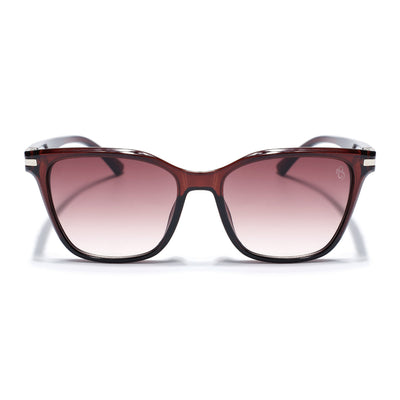 Eyejack Square Sunglasses for Men & Women (Brown & Clear Lens | Brown Frame - 90161CL771)