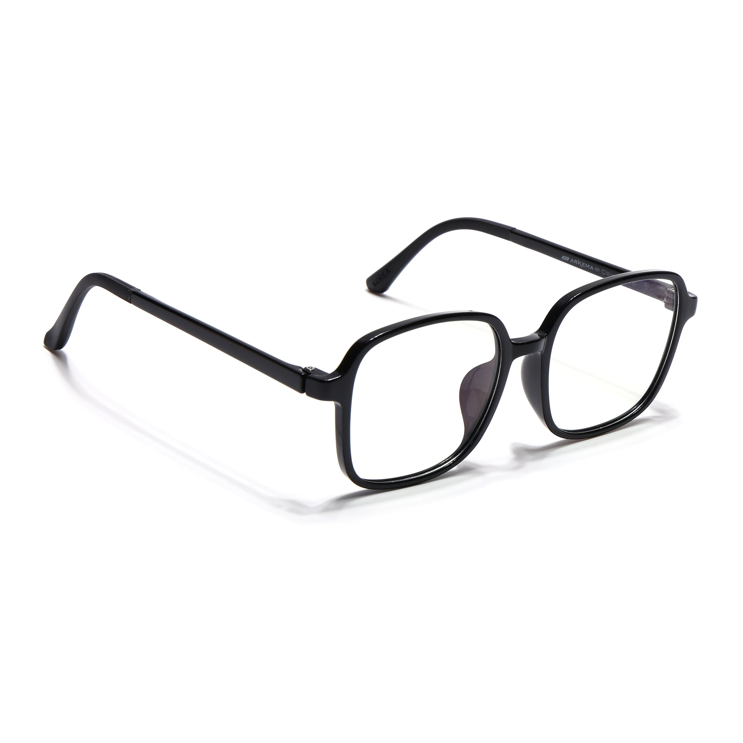 Voyage Air Black Square Eyeglasses for Men & Women (901MG4382-C1)