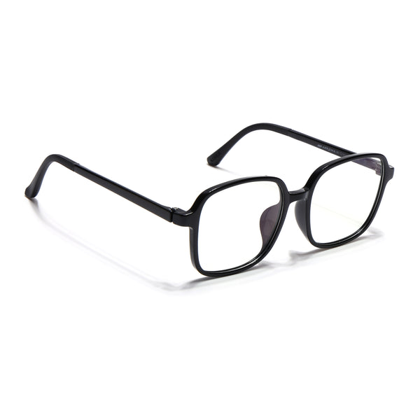Voyage Air Black Square Eyeglasses for Men & Women (901MG4382-C1)