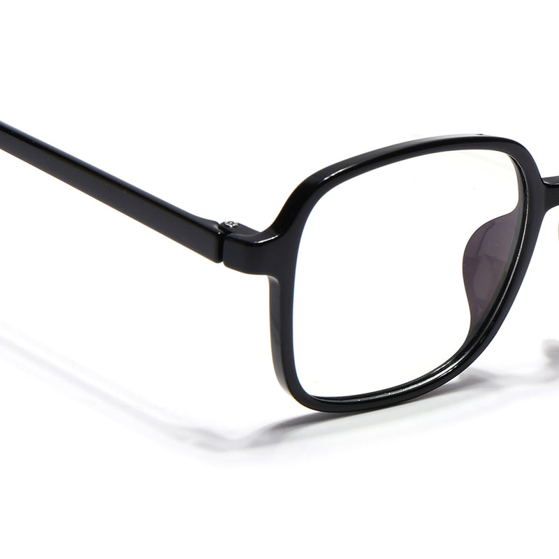 Voyage Air Black Square Eyeglasses for Men & Women (901MG4382-C1)