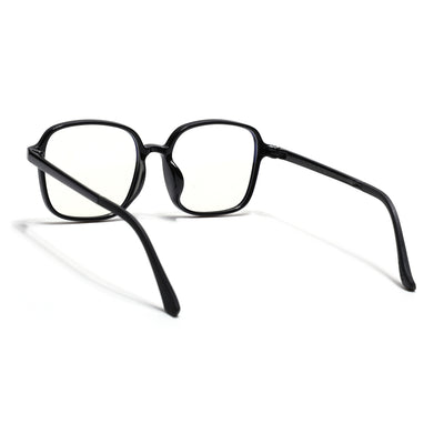 Voyage Air Black Square Eyeglasses for Men & Women (901MG4382-C1)