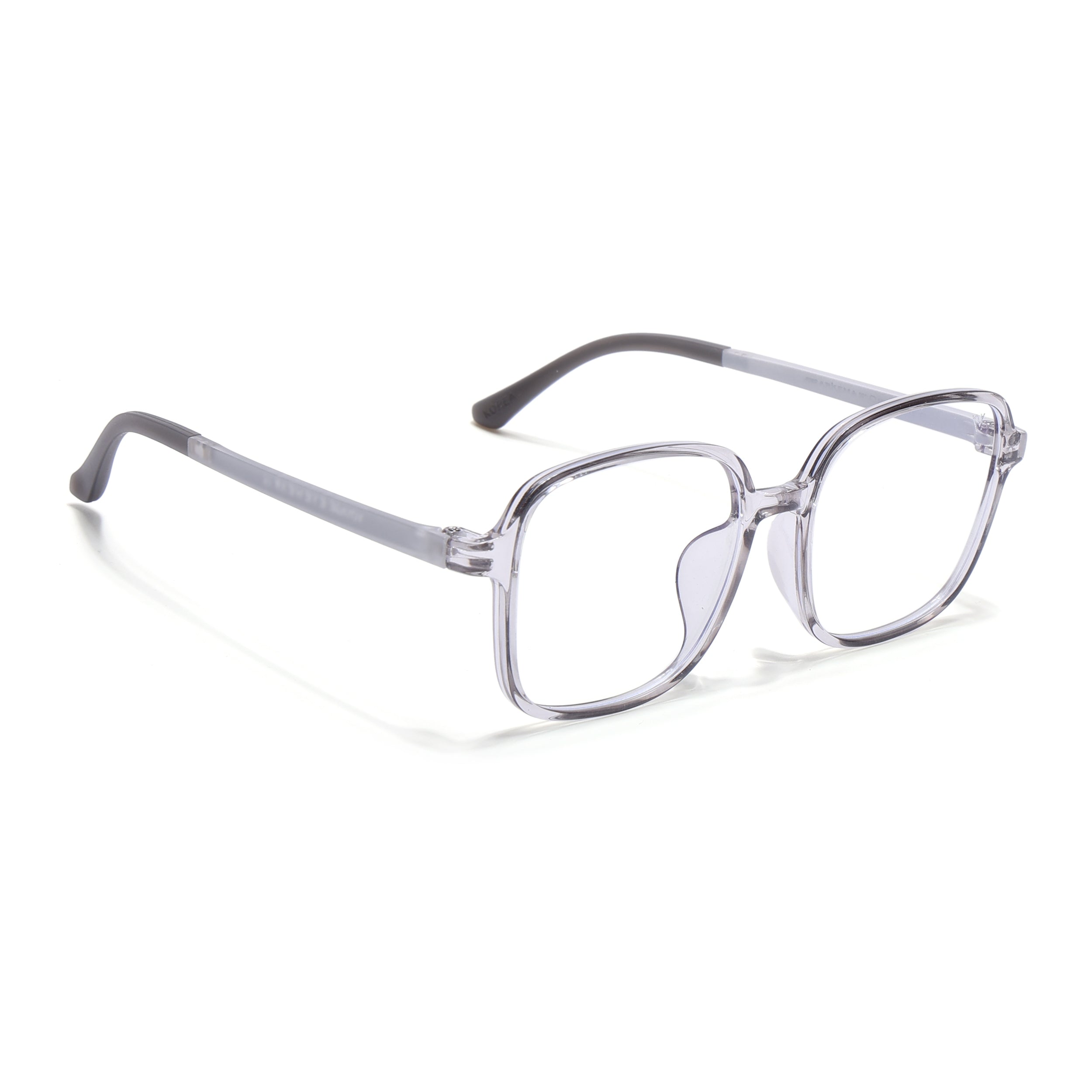 Voyage Air Grey Square Eyeglasses for Men & Women (901MG4383-C5)