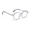 Voyage Air Grey Square Eyeglasses for Men & Women (901MG4383-C5)