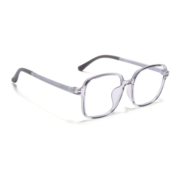Voyage Air Grey Square Eyeglasses for Men & Women (901MG4383-C5)