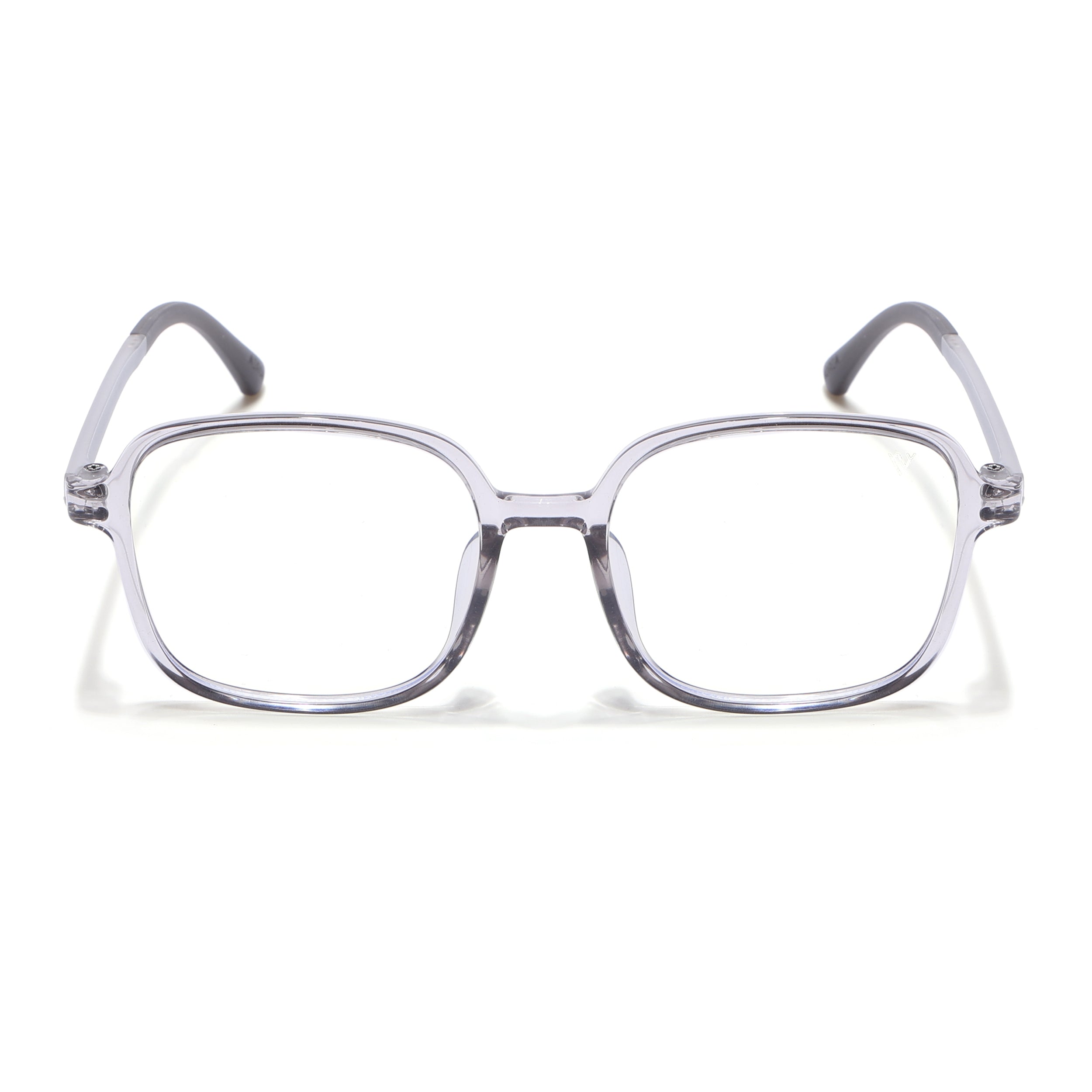 Voyage Air Grey Square Eyeglasses for Men & Women (901MG4383-C5)