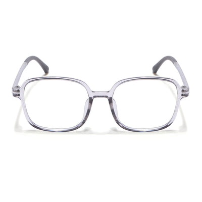 Voyage Air Grey Square Eyeglasses for Men & Women (901MG4383-C5)