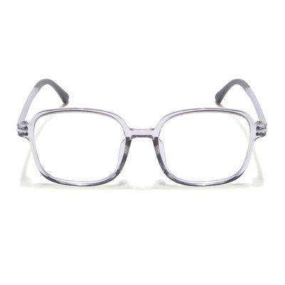 Voyage Air Grey Square Eyeglasses for Men & Women (901MG4383-C5)