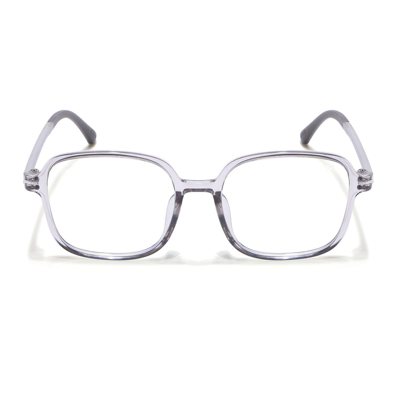 Voyage Air Grey Square Eyeglasses for Men & Women (901MG4383-C5)