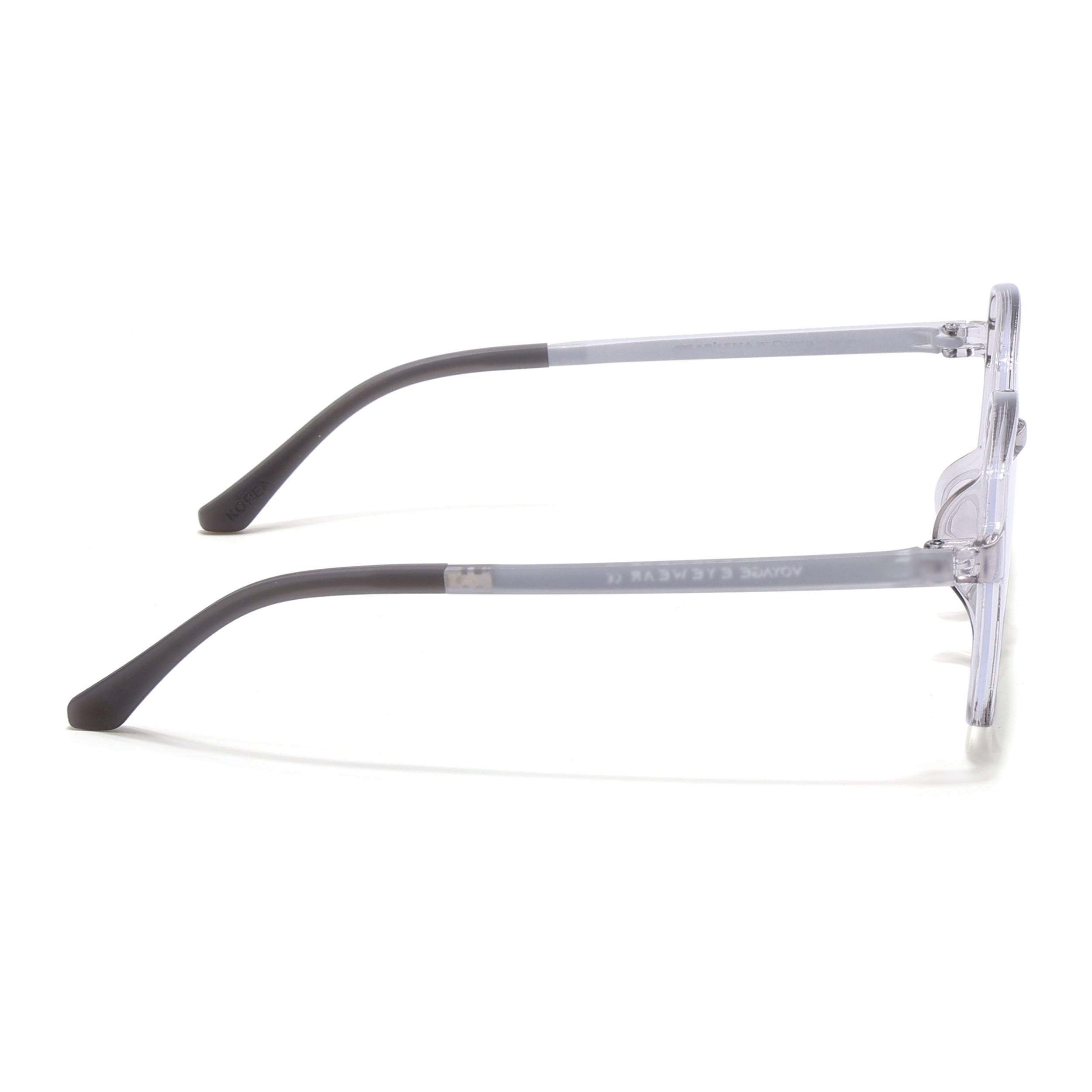 Voyage Air Grey Square Eyeglasses for Men & Women (901MG4383-C5)