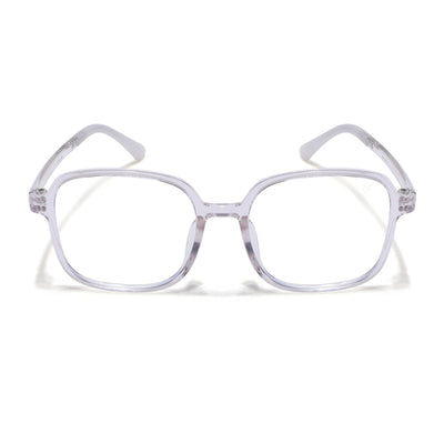 Voyage Air Transparent Square Eyeglasses for Men & Women (901MG4384-C2)