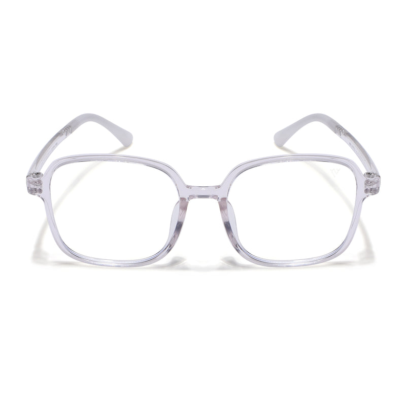 Voyage Air Transparent Square Eyeglasses for Men & Women (901MG4384-C2)