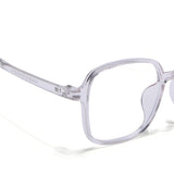 Voyage Air Transparent Square Eyeglasses for Men & Women (901MG4384-C2)