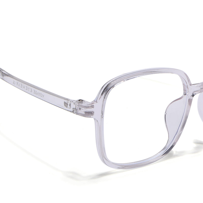 Voyage Air Transparent Square Eyeglasses for Men & Women (901MG4384-C2)