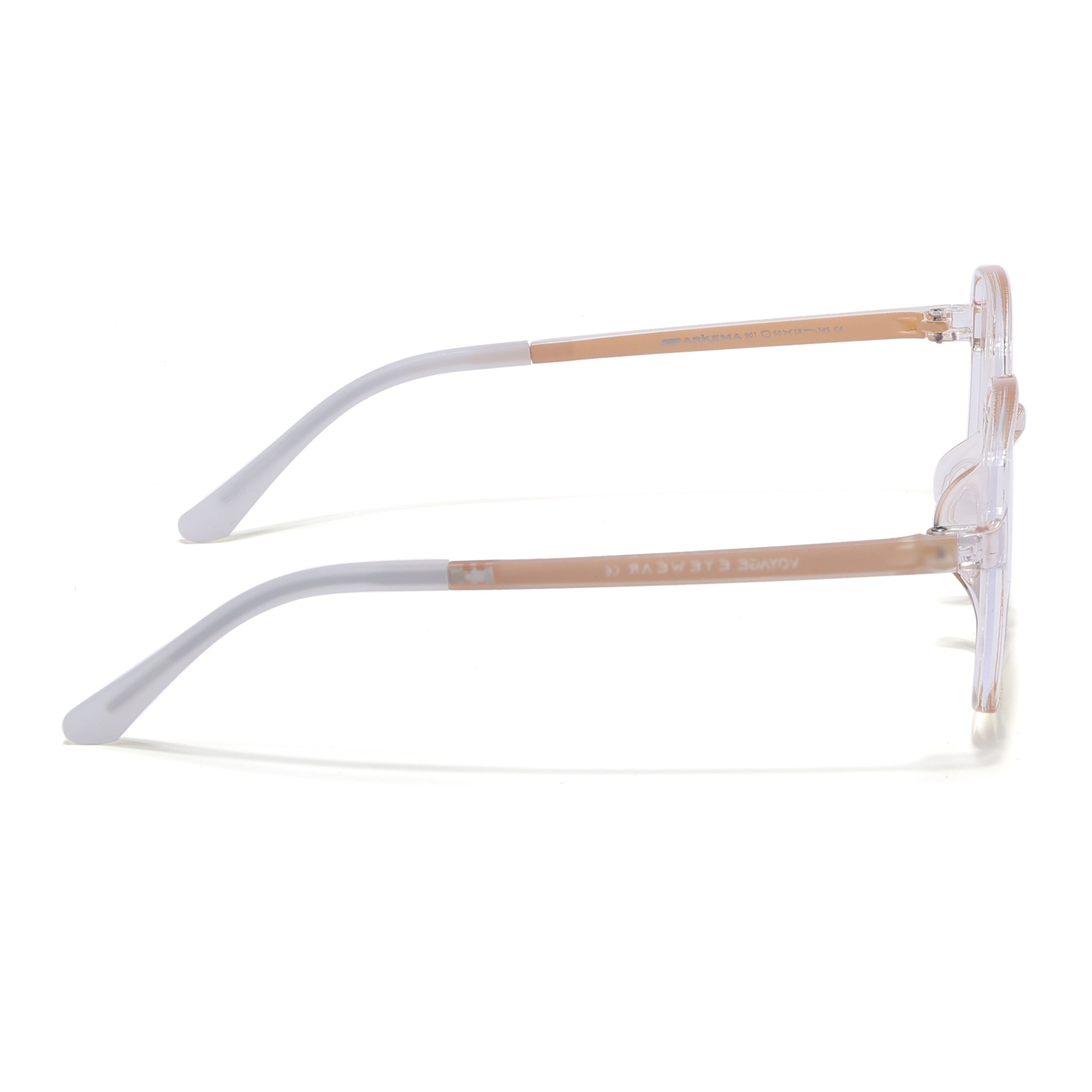 Voyage Air Nude Square Eyeglasses for Men & Women (901MG4385-C3)