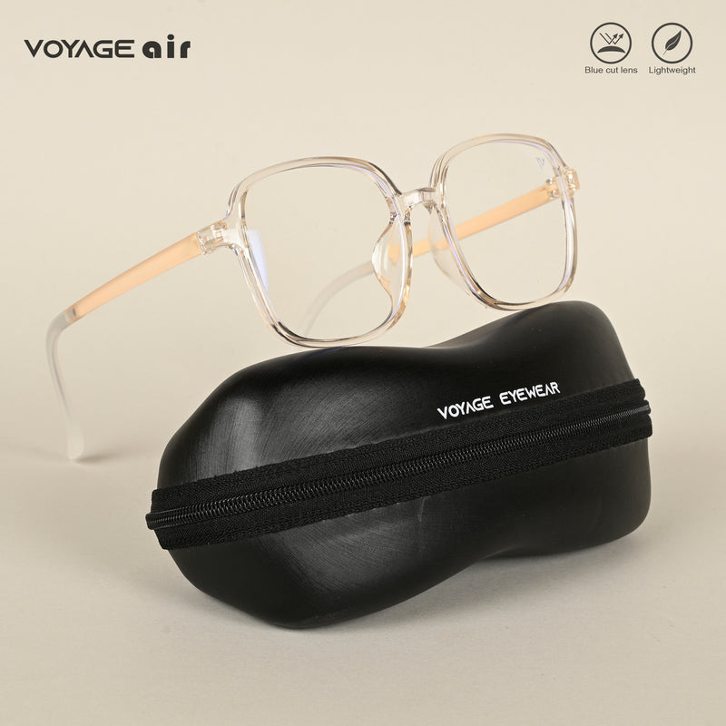Voyage Air Nude Square Eyeglasses for Men & Women (901MG4385-C3)