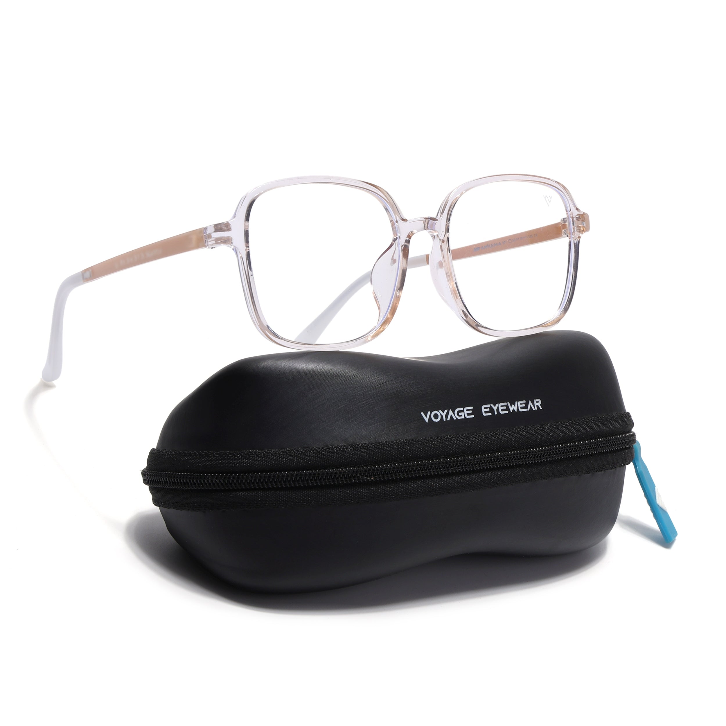Voyage Air Nude Square Eyeglasses for Men & Women (901MG4385-C3)