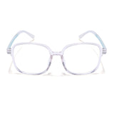 Voyage Air Transparent Square Eyeglasses for Men & Women (901MG4386-C4)