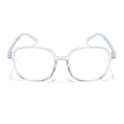 Voyage Air Transparent Square Eyeglasses for Men & Women (901MG4386-C4)