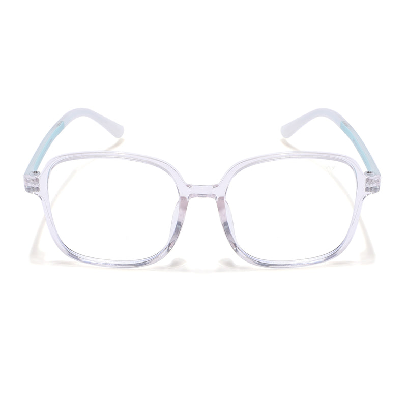 Voyage Air Transparent Square Eyeglasses for Men & Women (901MG4386-C4)
