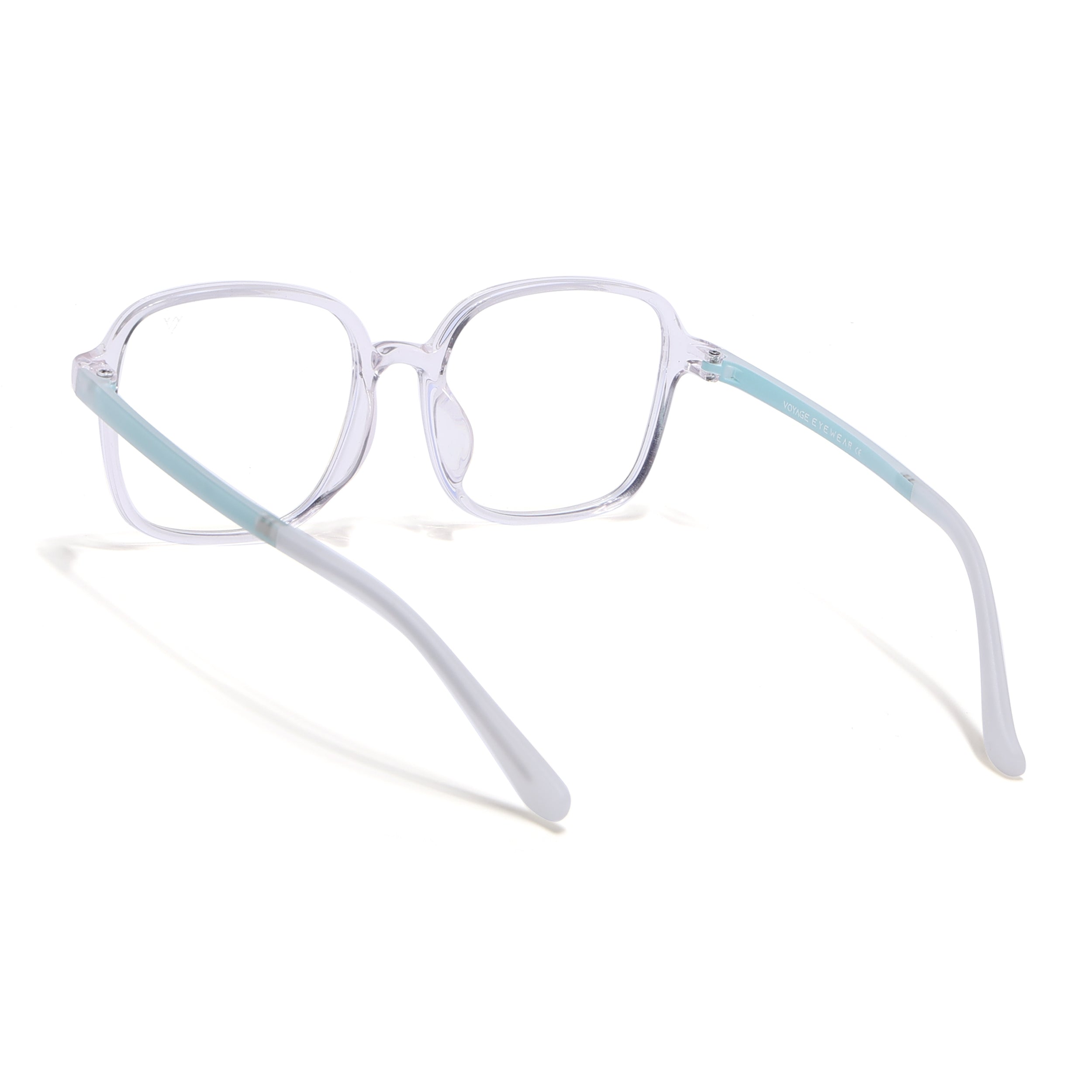 Voyage Air Transparent Square Eyeglasses for Men & Women (901MG4386-C4)