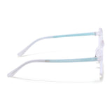Voyage Air Transparent Square Eyeglasses for Men & Women (901MG4386-C4)