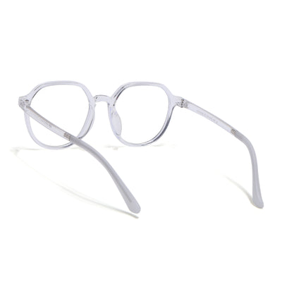 Voyage Air Transparent Round Eyeglasses for Men & Women (902MG4389-C2)