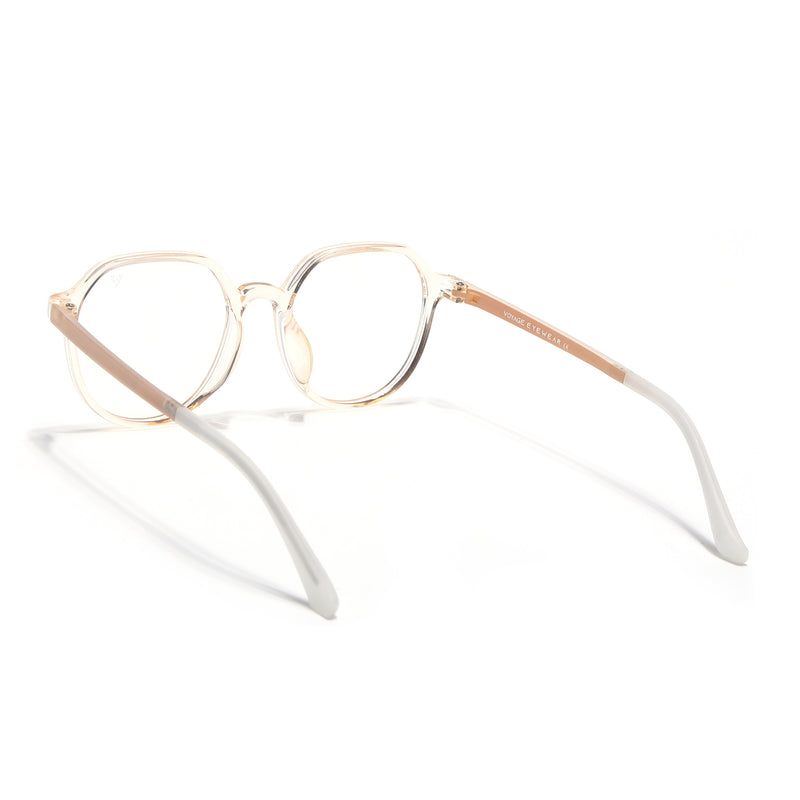 Voyage Air Nude Round Eyeglasses for Men & Women (902MG4390-C3)