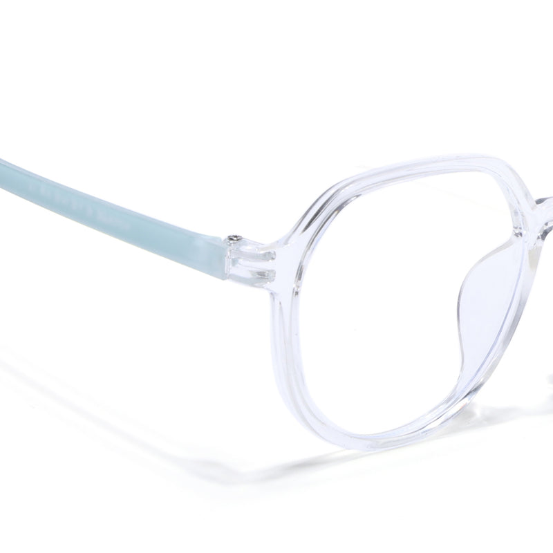 Voyage Air Transparent Round Eyeglasses for Men & Women (902MG4391-C4)