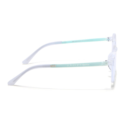Voyage Air Transparent Round Eyeglasses for Men & Women (902MG4391-C4)