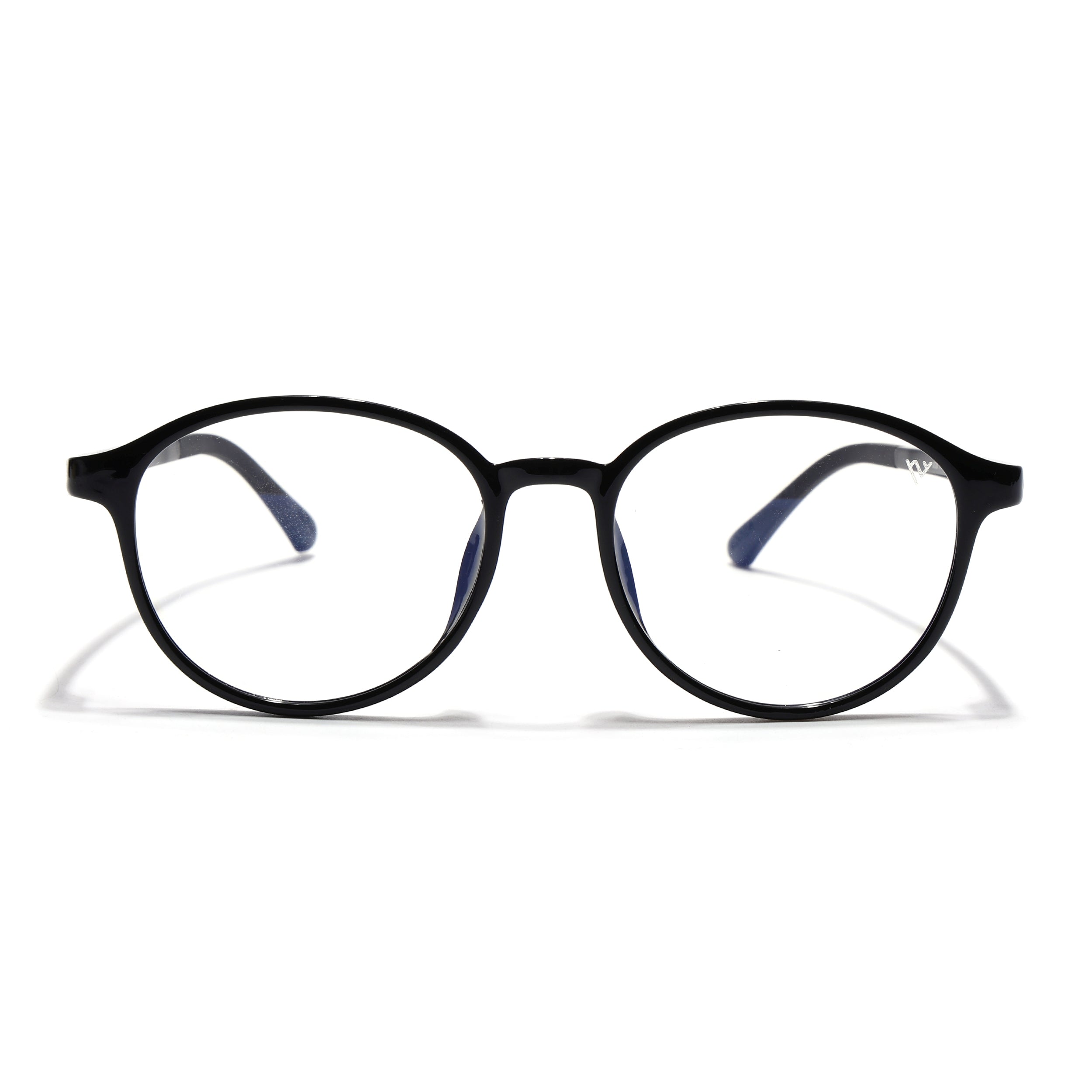 Voyage Air Black Round Eyeglasses for Men & Women (910MG4377-C1)