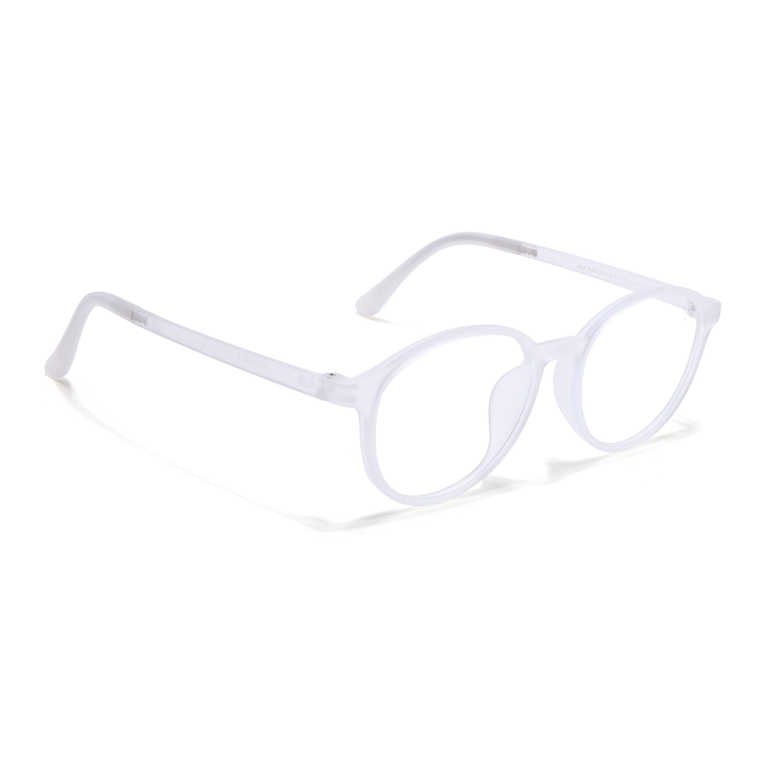 Voyage Air Transparent Round Eyeglasses for Men & Women (910MG4378-C5)