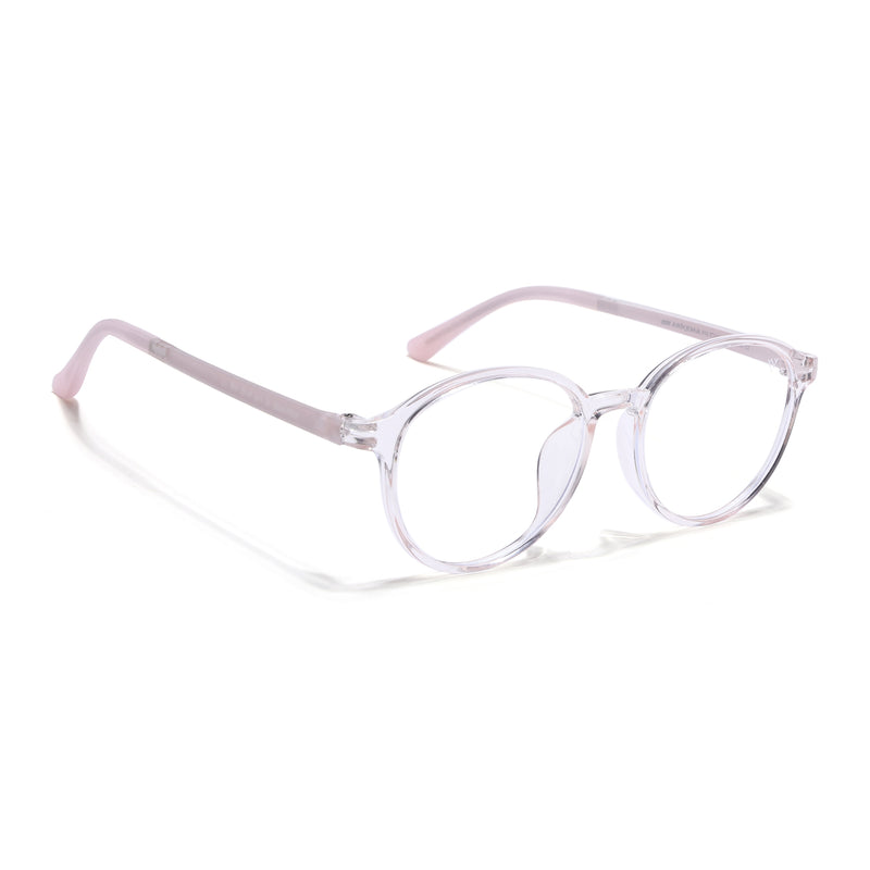 Voyage Air Transparent Round Eyeglasses for Men & Women (910MG4379-C2)