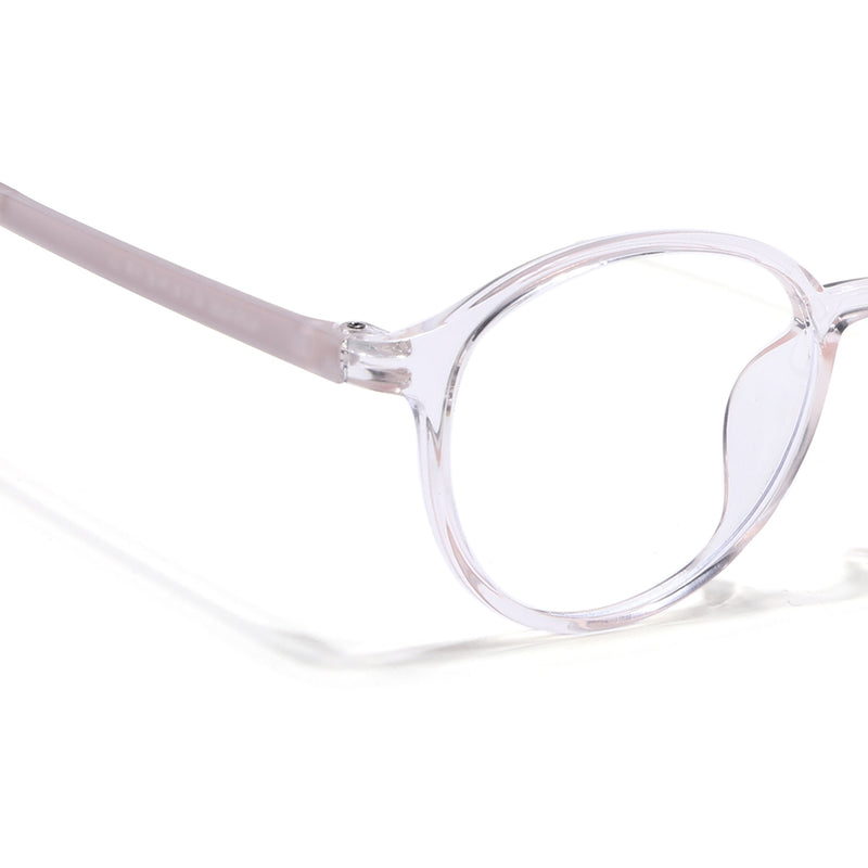 Voyage Air Transparent Round Eyeglasses for Men & Women (910MG4379-C2)