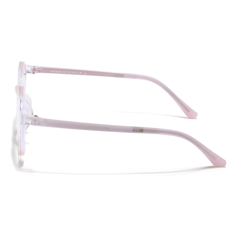 Voyage Air Transparent Round Eyeglasses for Men & Women (910MG4379-C2)