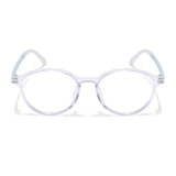 Voyage Air Transparent Round Eyeglasses for Men & Women (910MG4380-C3)