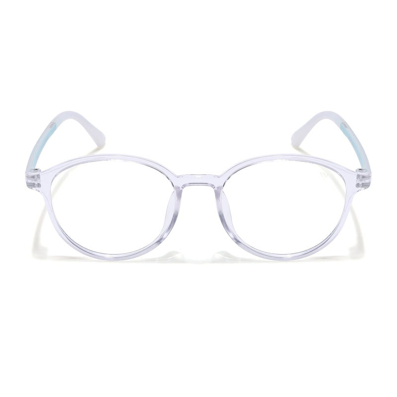Voyage Air Transparent Round Eyeglasses for Men & Women (910MG4380-C3)