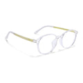 Voyage Air Transparent Round Eyeglasses for Men & Women (910MG4381-C4)