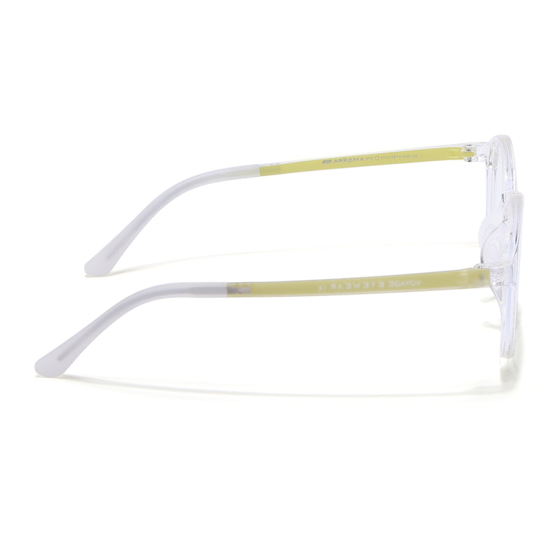 Voyage Air Transparent Round Eyeglasses for Men & Women (910MG4381-C4)