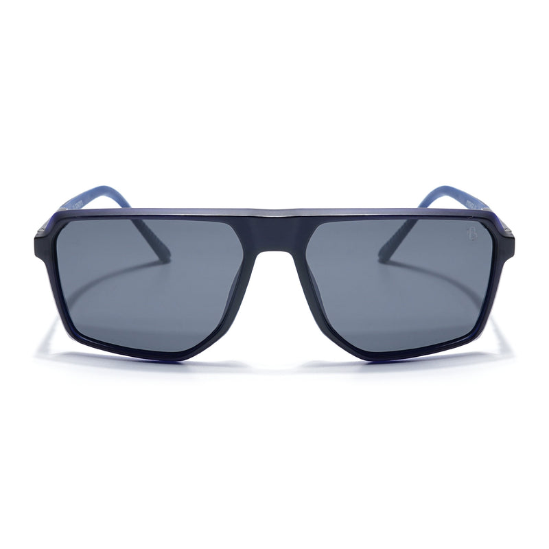 Eyejack Blue Wayfarer Polarized Sunglasses for Men & Women (91127PCL1135)